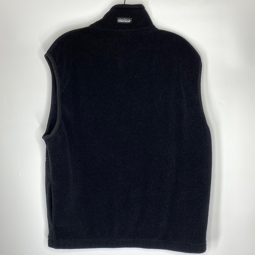 Vintage Campmor Polartec Black Fleece Outdoor Hiking Adventure Vest Xl — image 2 of 6